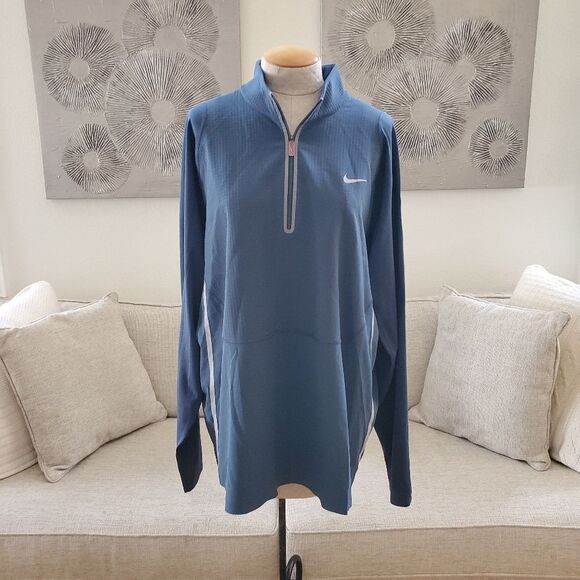 Nike Tiger Woods Collection 1/3 Zip Tech Pullover 518114 Sz XL - Picture 2 of 13